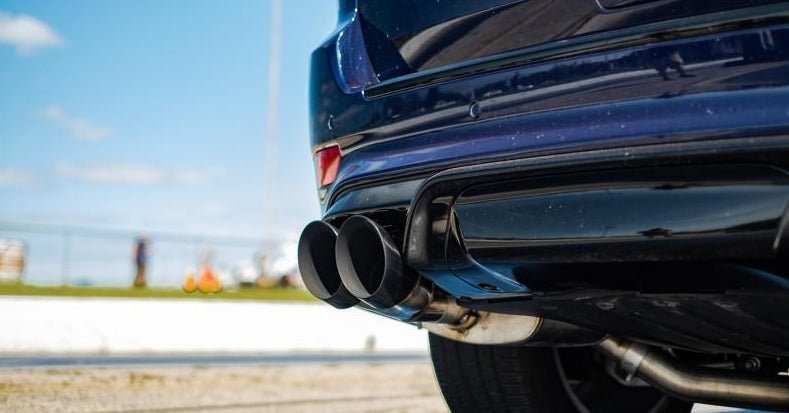 CORSA Performance 2.75" Catback Exhaust Dual Rear Exit with Twin 4.5" Black PVD Pro-Series Tips Jeep Grand Cherokee TrackHawk 2018-2020