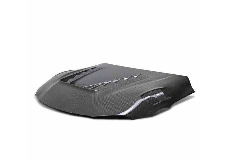Seibon TV-Style Double Sized Carbon Fiber Hood Toyota Supra A90 2020-2023