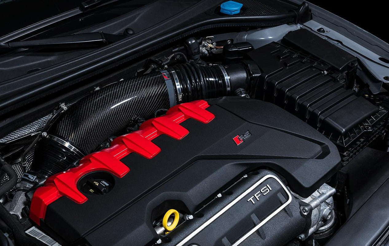 AWE Tuning 4.5" S-FLO Closed Carbon Intake System Audi RS3 | TT RS 2017-2022