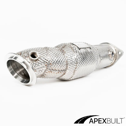 APEXBUILT® BMW G87 M2, G80 M3, & G82/G83 M4 RESONATED RACE DOWNPIPES (S58, 2021+)