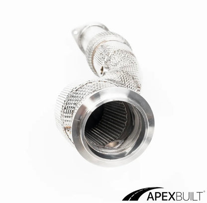 APEXBUILT® BMW G87 M2, G80 M3, & G82/G83 M4 RESONATED RACE DOWNPIPES (S58, 2021+)