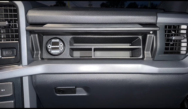 60mm gauge mount shelf 21+ F150