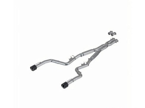 MBRP 3" Catback Dual Rear Street Profile w/ Dual Carbon Fiber Tips Dodge Charger 2017-2022