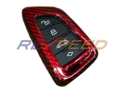 Rexpeed Dry Carbon Key Fob Cover - Black Toyota Supra 2020-2023
