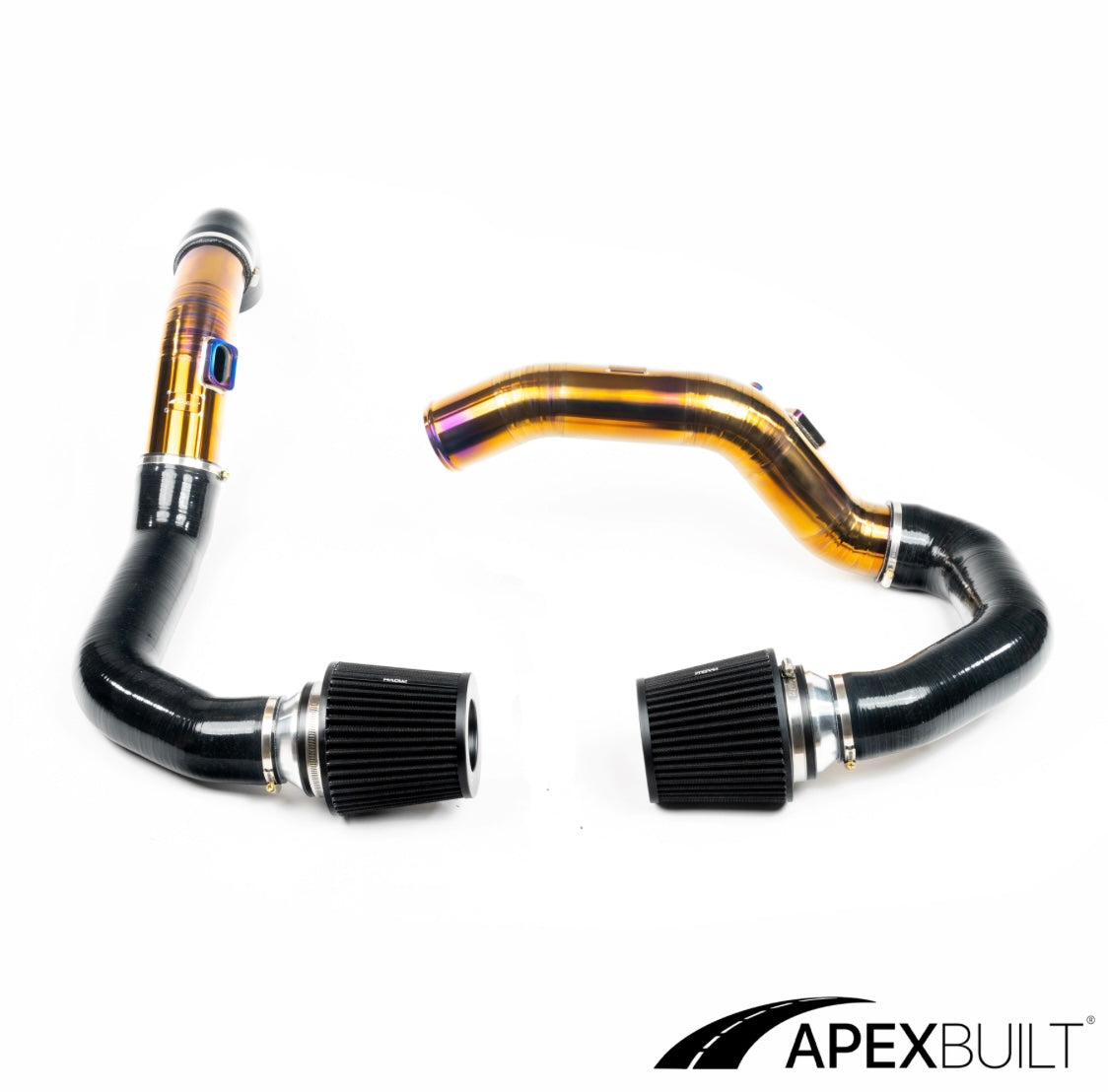 APEXBUILT® BMW F87 M2C, F80 M3, & F82/F83 M4 TITANIUM FRONT MOUNT INTAKE KIT (S55, 2015-20)