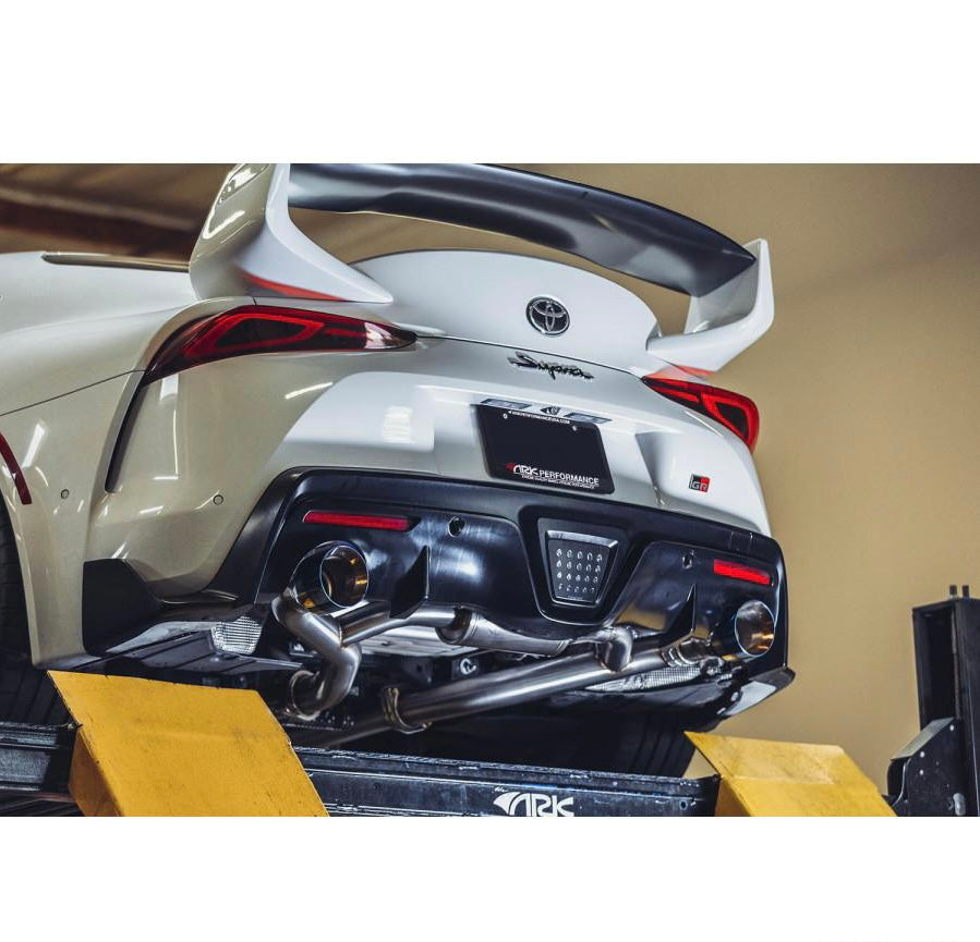 ARK Performance DT-S Catback Exhaust System w/ Burnt Tips Toyota Supra GR A90 2020-2023