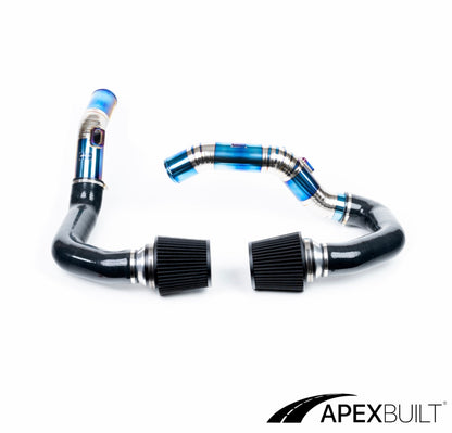 APEXBUILT® BMW F87 M2C, F80 M3, & F82/F83 M4 TITANIUM FRONT MOUNT INTAKE KIT (S55, 2015-20)
