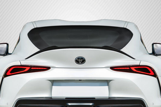 2019-2022 Toyota Supra A90 Carbon Creations Speed Rear Wing Add On - 1 Piece