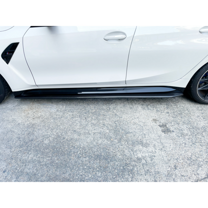 R1 Designed G80 M3 / G2X Carbon Fiber Side Skirt Extensions